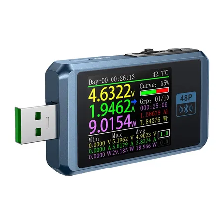 FNIRSI FNB48P BT USB port tester with Bluetooth